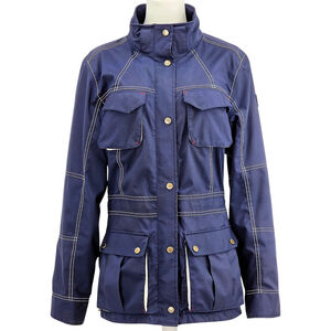 Equestrian Ariat Madeley Jacket Womens M Navy Waterproof Riding Coat